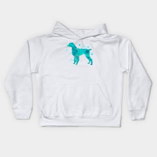 Brittany Spaniel Dog Watercolor Painting Kids Hoodie